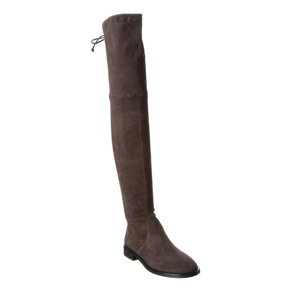 $850 STUART WEITZMAN Jocey Suede Over-the-Knee Boots BROWN LOWLAND 5.5 (PA27)